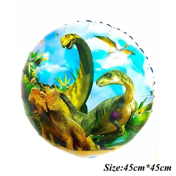  10шт 18 inča Cijele Dinosaur baloni za Dječji rođendan dekoracija balon park dinosaura razdoblja Jure loptu dječja igračka dječji tuš