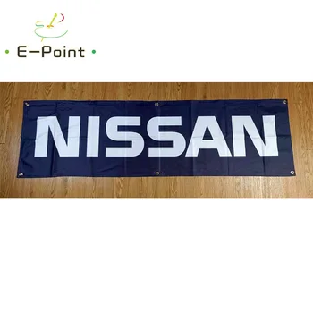 130GSM 150D Materijal Nissan Auto Banner 1,5 m * 5 m (45*150 cm) Veličina za Kućnu Zastava Unutarnji Vanjski Dekor yhx017