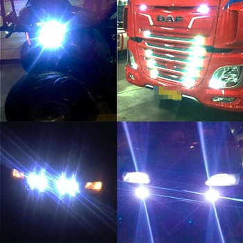  18 MM Auto-LED Eagle Eye DRL Dnevni Trčanje Pokazivač Smjera Stanju Stražnji parkirni automat Noćna Svjetiljka Vodootporan Motor Svjetla Za maglu