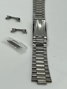  18 mm Remen Za sat Od Nehrđajućeg Čelika S Zakrivljene Završava, Spone-Buckle, Narukvica na Zglob, Sučelje za Orient Watch