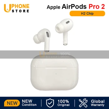  2022 Apple AirPods Pro 2. generacije s torbicom za bežično punjenje MagSafe, Bežičnim Bluetooth slušalicama s aktivnim buke