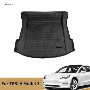  2022 Novi Auto Vodootporan Tepisi Prtljažnika Tesla Model 3, Individualne Auto-Tepisi Za Pohranu Stražnjeg Nosača Tereta, Cargo Tray, Sigurnosni Tepih U Prtljažniku