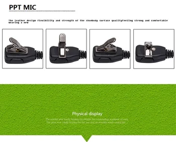  3,5 mm 2 Kontakta K-Type Zvučnik Za Voki Toki Akustične Prozirne Cijevi Slušalice Za Baofeng uv-5r bf-888s slušalice Obostrano Радиогарнитура