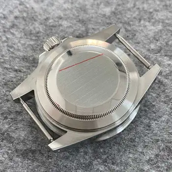  39,5 mm Klasicni Kućište za sata od nehrđajućeg Čelika Stan Ogledalo Safir staklo Pribor za sat je Pogodan za NH35/NH36 Mehanizam 120 Klik