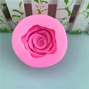  3D pink voće u obliku leda mooncake tekuća silikonska forma za pečenje kolača u čokoladu obrazac za sapun ručne izrade oblik za tortu