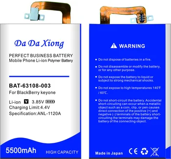  5500 mah TLP034E1 BAT-63108-003 Baterija Za BlackBerry Keyone Alcatel DK70 DTEK70