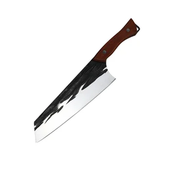  8-inčni Japanski Kuhar Nož Ručni Rad Od Kovanog Nehrđajućeg Čelika Za Rezanje Mesa, Ribe, Mesarski Za Rezanje Povrća, Kuhinjski Nož Kiritsuke