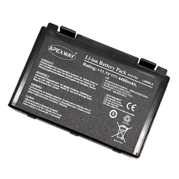  ApexWay 6-elemental Baterija za Asus A32-F82 L0690L6 70NLF1B2000Y 90NLF1B2000Y A41 F82Q X5E X5EA X5J X66 Pro5DAB Pro79I