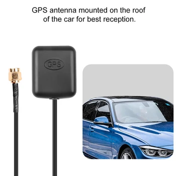  Auto Antena Auto GPS Antena SMA Konektor 3 m Kabel GPS Prijemnik Adapter sa priključkom 90 stupnjeva za Auto Navigacijske Player DVR