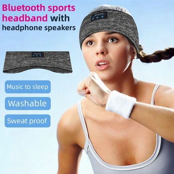  Bežična Bluetooth Povez Za Glavu Slušalice Sportska Joga Glazba Bluetooth Povez Za Glavu Slušalice S Trakom Za Kosu Slušalice Za Spavanje Затеняющая Glazbena Maska Za Oči