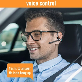  Bežične slušalice MOLA V16 BT 5.2 Bluetooth kompatibilne slušalice za telefoniranje bez korištenja ruku s mikrofonom, glasovnim upravljanjem i digitalnim zaslonom