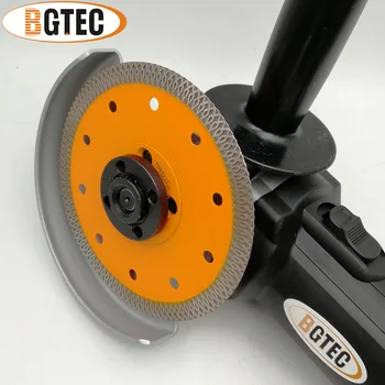  BGTEC 5pcs Promjer 4,5 cm / 115 mm, Vruće pritiskom na X Grid Turbo Diamond Pila Dijamantni Rezni Disk visine od 10 mm za Keramičke Pločice