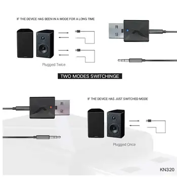  Bluetooth-kompatibilni 5,0 Stereo Audio 2в1 Prijemnik Predajnik Mini AUX RCA USB, 3,5 mm Priključak Za TV PC A2 Komplet Wireless Adapter
