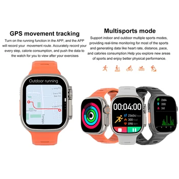  CanMixs Pametnih Satova Za Muškarce 2022 Serije 8 NFC Bluetooth Poziva Smartwatch GPS Pokreta trag Vodootporan fitness Otkucaja Srca za Apple