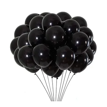  Crni Baloni Na Dan Rođenja Balon глобо Ukras Lateks Balona 100pc Cijele Helij Pink Tematski Svadbena Dekoracija Na Rođendan