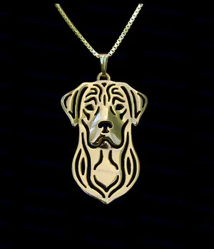  Crtani film Labrador Retriver ogrlica najnoviji ljubimac pas nakit zlatne boje premazom 12 kom./lot