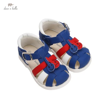 DBY18285 Dave Bella/ ljetni modni kolaž sandale za male dječake; cipele za novorođenčad; sandale za dječake; casual cipele