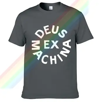  Deus-Ex-Machina Funky Bijela Majica sa Logom Za Muškarce, limited edition, Branded Majica Unisex Pamučne Iznenađujuće Majice s Kratkim Rukavima