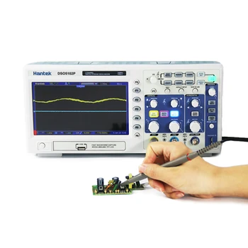  Digitalni Osciloskop Hantek DSO5102P Prijenosni 100 Mhz 2 kanala 1GSa/s Duljina Snimanja 40 NA USB Osciloscopio Ručni Osciloskopi
