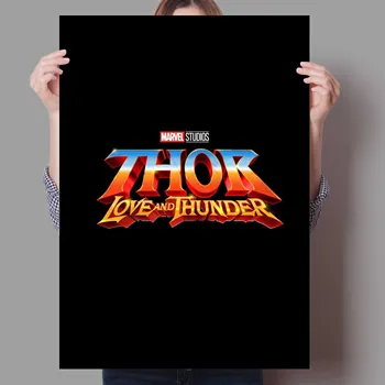  Disney i Marvel Thor Ljubav i Grmljavina Plakati 2022 Anime Filmove Grafike Superjunaka Zid Umjetnost Platnu Slike Za Sobu Kućni Dekor