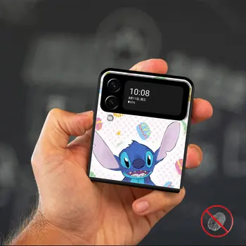  Disney Stitch Baymax Беззубик Telefon U obliku Školjke Za Samsung Galaxy Z Flip3 5 g Z Flip 4 Torbica za Galaxy Z Flip Tvrdi PC Capa Torbica