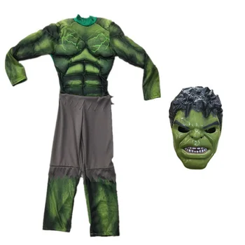  Dječje Božićne Darove Za Rođendan Hulk Cosplay Мускульные Odijela, uključujući Halloween Maske Dječje Kostime s rukavicama