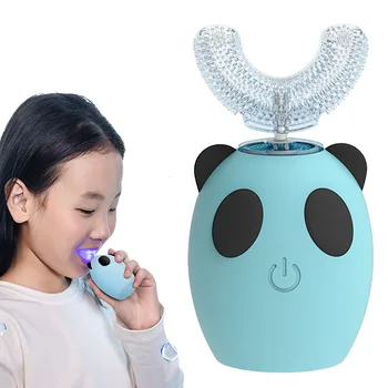  Električna Četkica za Zube za Djecu Silikonska Automatsko Ultrazvučno Četkica za Zube s Cartoonish Uzorkom za Djecu Smart 360 Stupnjeva U