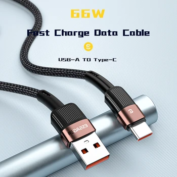  Essager 6A Usb C Kabel 66 W Brzo Punjenje Kabel za Prijenos Podataka Kabel za Samsung S21 Xiaomi 12 Huawei P40 P30 Usb Kabel za Mobilni Telefon Type C