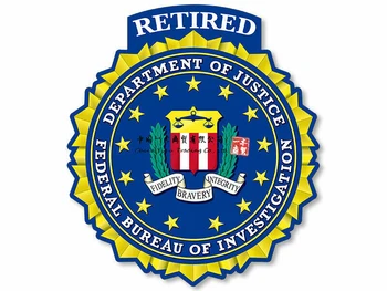  FBI-FEDERAL BUREAU OF INVESTIGATION OSTAVKA NALJEPNICA-NALJEPNICA NALJEPNICA NAPRAVLJEN U SAD-U