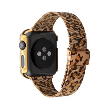  Fran-15X Odnosi se na Apple iwatch Watch Milan tanak pojas Program iwatch 4 5 6 7 tanak struk od nehrđajućeg čelika леопардовый zona