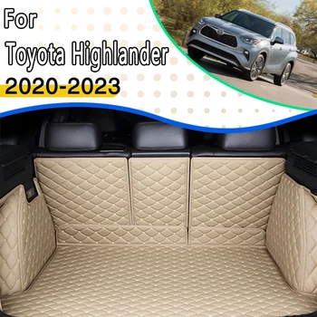  Hibridni Automobil Auto-Tepisi Za Stražnjeg Prtljažnika Toyota Highlander XU70 2020 2021 2022 2023 Vodootporan Auto Organizator Za Prtljažnika Auto Oprema