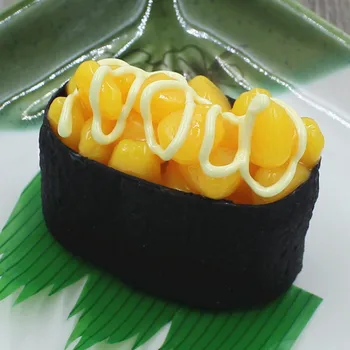  Imitacija Ribe Kavijara Sushi Model PVC Lažna Hrana je Japanska Izlog Rekvizite Za snimanje Fotografija Uređenje Realan Uzorak Od Smole