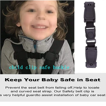  Izdržljiv je Svežanj Prsima Spona Sigurna Buckle Auto-Dječji Sigurnosni Pojas Pojas za Malu Djecu Dječji Sigurnosni Pojas 16 cm, Auto Oprema