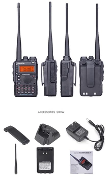  JIANPAI UV 8DR Prijenosni prijenosni radio Dvofrekvencijska VHF HD Audio Klasični Dizajn Vodootporna Vanjska Krupan Bežična Veza