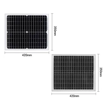  Komplet solarni paneli solarni fotonaponski solarni paneli za kućne solarne sustave kit 18V10W/20W/30W/40W/100W solarni Pribor