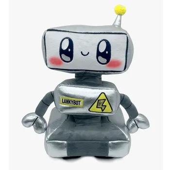  Lankybox Cyborg, Robot, Plišani S Led Pozadinskim Osvjetljenjem LankyBot Cyborg Pliš Igračku Thicc Morski Pas Фокси Trg Plišani Slatka Lutka Dječji Rođendanski Poklon