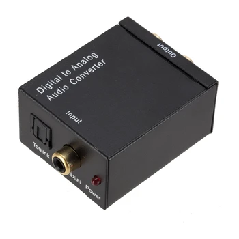  LccKaa Digitalno-analogni Audio Konverter, DAC i Pojačalo Dekoder Toslink Optički Koaksijalni, Analogni RCA L/R Audio Converter Adapter