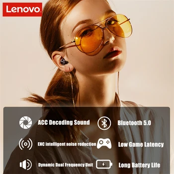  Lenovo LP11 Bluetooth Bežične Slušalice Sportske Slušalice Vodootporne Slušalice S Mikrofonom Slušalice HI FI Glazba TWS Slušalice