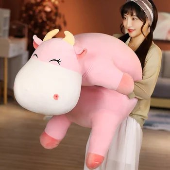  Lijep je mekan dolje pamuk krava pliš plišane lutke uzgoj lutku Baby softvera jastuk poklon za curu