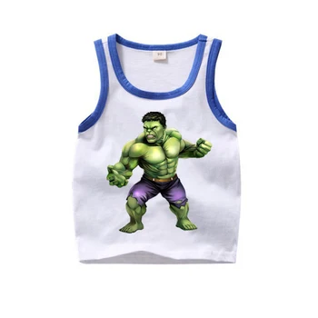  Ljetna Dječje Majica bez rukava sa slikom Hulk Marvel za Dječaka, Majica s Likom Mickey Mousea za Dječake, Majice za dječake, Majice, Dječje Odjeće s spider-Man