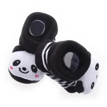  MACH Panda - Neodoljivo slatka 3D čarape-booties za mlađe dječake i djevojčice, Нескользящие 0-12 mjeseci