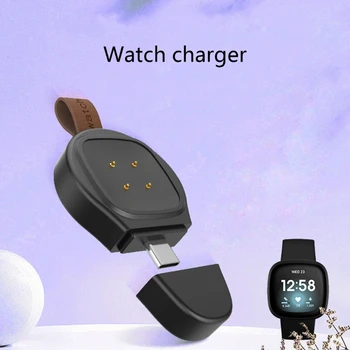  Magnetsko bežični punjač kompatibilan s-Fitbit Versa 3 / sense Pametni sat Stalak priključne stanice Pribor za pametne sati