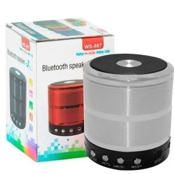  Mini Caixinha Som 887 Bluetooth Portátil Usb Mp3 Rádio enviar cor aleatória