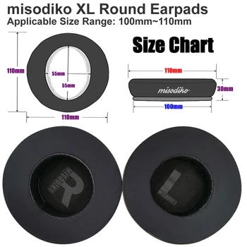  Misodiko [XL Cijele] Prijenosne slušalice jastučići za uši Jastuci su Idealni za Beyerdynamic DT770 DT880 DT990 DT1770 DT1990 Pro