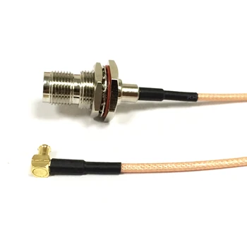  Novi Koaksijalni Kabel Modem TNC Ženski Konektor ZA MCX Priključak Pravokutni Priključak RG316 Pletenica Adapter 15 CM (6 
