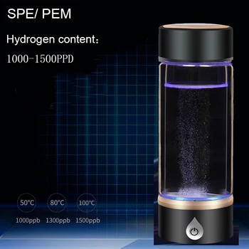  Novi SPE/PEM Vodik Bogat Generator Ionizator Vode Boca Odvojeno H2 i O2 s Visokim Udjelom Čistog vodika PET boca Koristiti