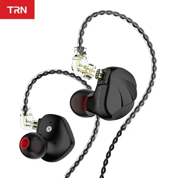  Novi TRN VX 6BA + 1DD Hibridni Metalik Slušalice-liner IEM HI-FI DJ Monitor Sportske Slušalice Za Trčanje Uho Slušalica
