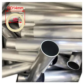  OD14mm 6061 Aluminijski cijevi Vanjski promjer cijevi 14 mm Unutarnji promjer 12 mm 11 mm 10 mm 8 mm Šuplje Aluminijska cijev Legura Aluminijska cijev
