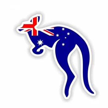  Personalizirano Kreativna Naljepnica Životinja Klokan Zastava Australije Auto Oznaka Светоотражающая Naljepnica