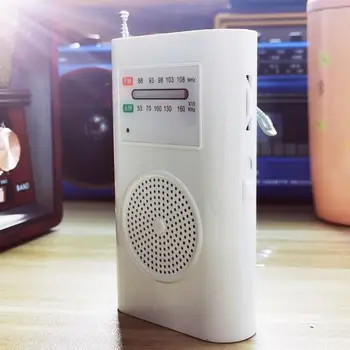  Prijenosni AM FM Radio Stabilan signal Prijenosni Ručni radio AA SA napajanjem Iz baterije, 3,5 mm Priključak za Zvučnik Radio fm radio prijemnik